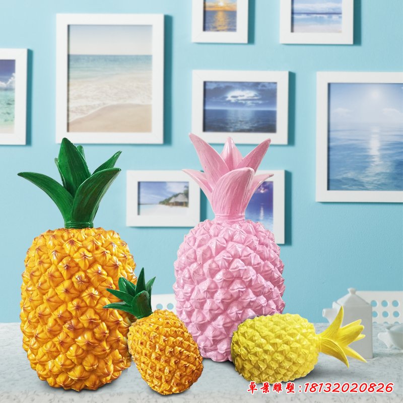 玻璃鋼菠蘿雕塑 (6)