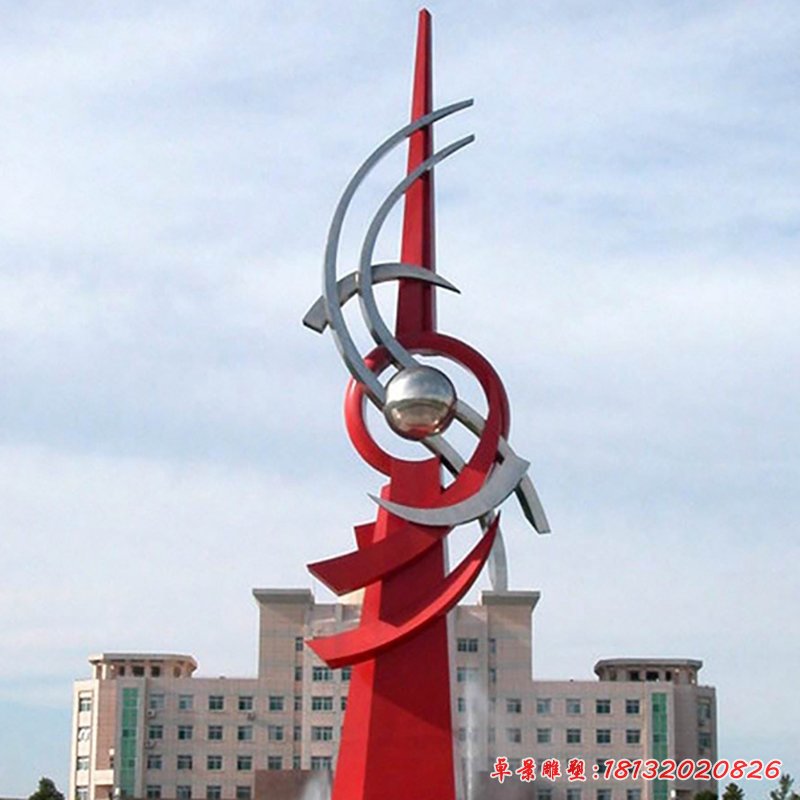 不銹鋼鑰匙抽象 企業景觀雕塑[1]