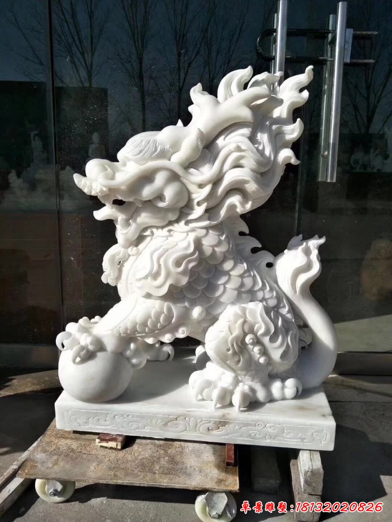 麒麟動(dòng)物石雕 (4)