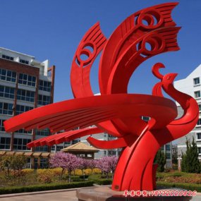 不銹鋼鳳凰雕刻