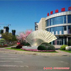 景觀扇子不銹鋼雕塑