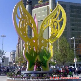 不銹鋼雕塑蝴蝶