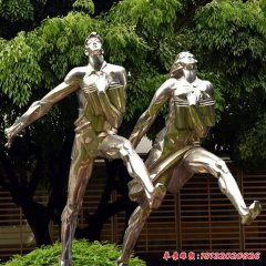 奔跑不銹鋼雕塑