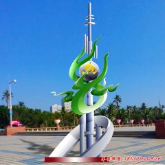 城市園林不銹鋼雕塑