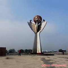 不銹鋼鏤空 城市雕塑