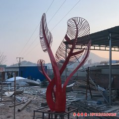 萬(wàn)科地產(chǎn)景觀不銹鋼羽毛