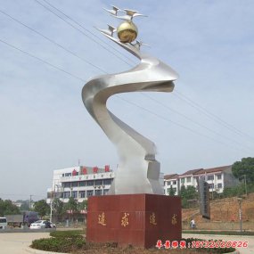 校園雕塑不銹鋼景觀雕塑
