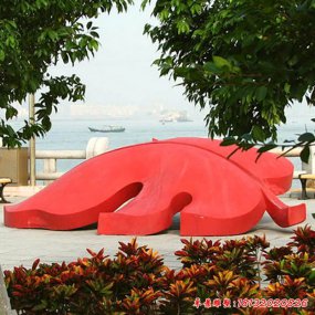 不銹鋼廣場烤漆雕塑