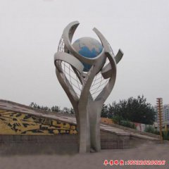 不銹鋼廣場(chǎng)雕塑