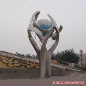 不銹鋼廣場雕塑
