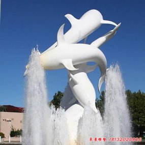 不銹鋼噴泉雕塑