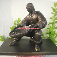 人物鑄銅銅雕塑