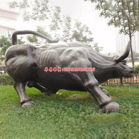 世隆銅雕 華爾街牛