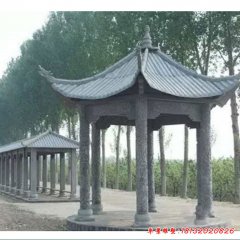 涼亭石雕長(zhǎng)廊