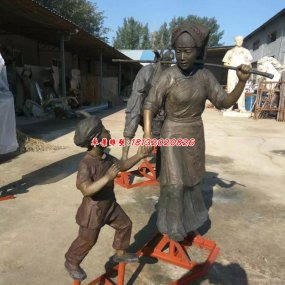景觀銅雕塑 人物銅雕塑