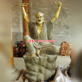 羅漢雕塑銅像