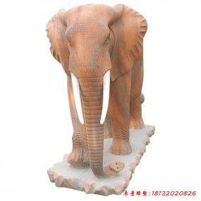 傳統大象雕塑