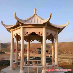 專業八角涼亭石雕