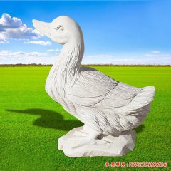 抽象鴨子石雕