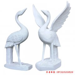 抽象石雕鶴