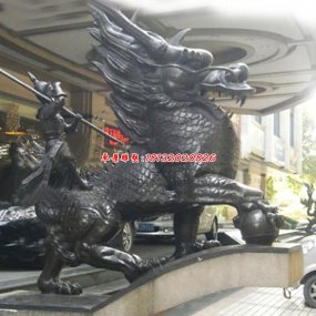 門(mén)口銅麒麟