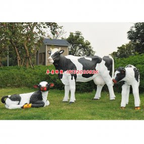 玻璃鋼仿真奶牛