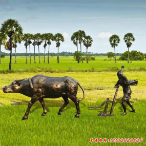 玻璃鋼勞動(dòng)人物雕塑