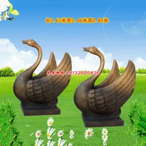 玻璃鋼噴水天鵝