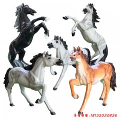 玻璃鋼仿真馬雕塑