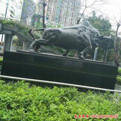 企業銅牛雕塑