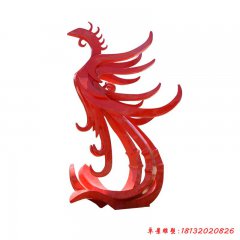 鳳凰抽象雕塑