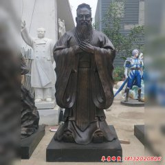 古代人物鑄銅雕塑