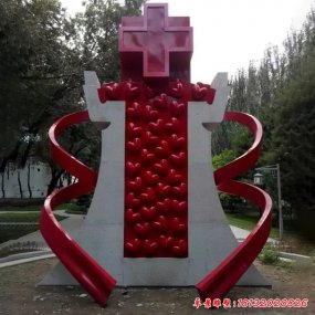 不銹鋼醫(yī)院景觀雕塑