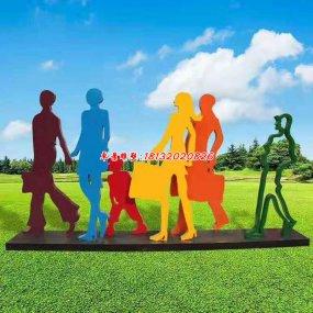 玻璃鋼抽象雕塑