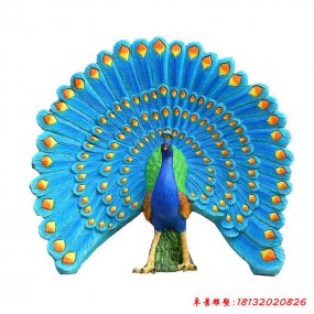 玻璃鋼仿真孔雀