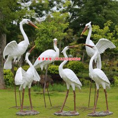 玻璃鋼白鷺雕塑