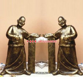 玻璃鋼迎賓雕塑