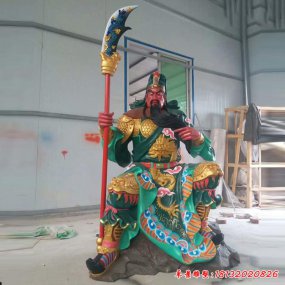 武將玻璃鋼塑像