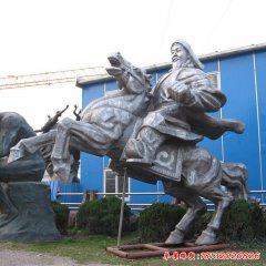 成吉思汗廣場銅雕