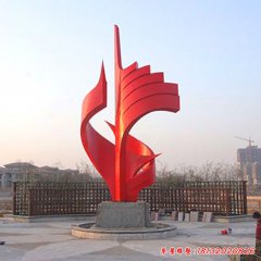 不銹鋼一帆風順雕塑