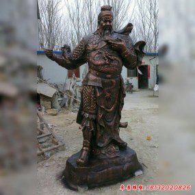 銅雕關(guān)帝像