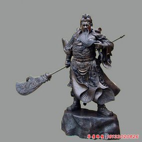 關(guān)公銅雕像