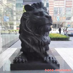匯豐獅銅雕